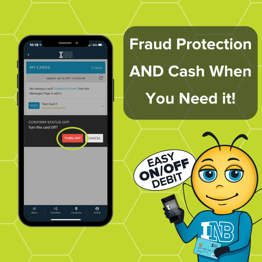 Fraud Protection and Cash When You Need it